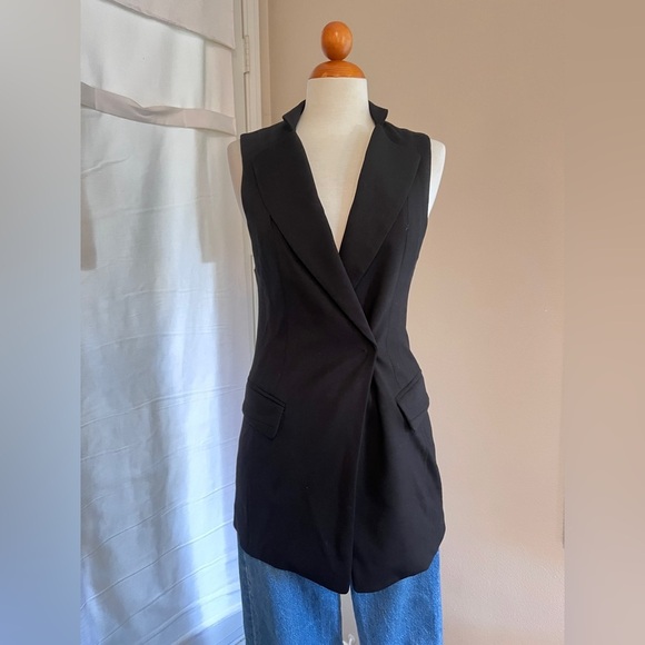 Compagna Longline Single Button Vest Size 55 (Korea) Small (us) - Picture 3 of 3